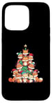 Coque pour iPhone 15 Pro Max Sapin de Noël renard pour filles et garçons Père Noël amusant