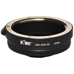 Lens Mount Adapter compatible with Canon EF to be used with Samsung NX mount