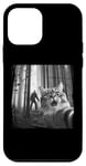 Coque pour iPhone 12 mini Tee-shirt avec photo de chat drôle avec photo de Bigfoot