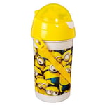 Gourde Enfant pop up Minions 500 ml avec paille rétractable