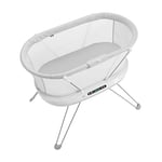 Fisher-Price - Couffin Douce Nuit - Veilleuse - App Gratuite Smart Connect - Option Système de Détection des Pleurs de Bébé - Cadeau dès la Naissance, GXL76