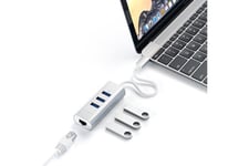 HUB USB-C 4 EN 1 SILVER