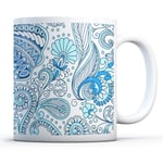 Blue Indian Elephant - Drinks Mug Cup Kitchen Birthday Office Fun Gift #8165