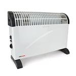 StayWarm 2000w Convector Heater with Fan Assist / 3 Heat Settings and Cool Blow/Frost Watch - White - F2406WH