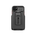 tech21 Evo Max for iPhone SE 2022 – Ultra-Protective and Rugged Phone Case with Holster and 20ft Multi-Drop Protection Black