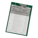 Eichner Pochette et support de documents Secure A4 vert UE=10 pcs.