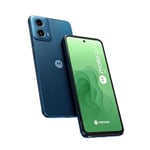 Motorola G34 5G 128 GB, smartphone débloqué, écran 6,5", double capteur 50 mp, batterie 5000 mAh, chargeur 20W et coque de proctection inclus, Ocean Green