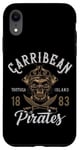 Coque pour iPhone XR Costume de pirate des Caraïbes au design rétro vintage