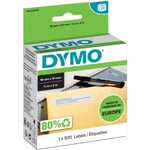 Dymo LabelWriter -multifunktionsetikett 19 x 51 mm, 500 etiketter, vit