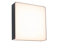 Vägglampa Paulmann Azalena Led-Fasadarmatur Hf 8,5W 700Lm 3000K Ip44 230V Antracit Aluminium