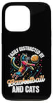 iPhone 13 Pro Love Cats and Basketball - Easily Distracted Case