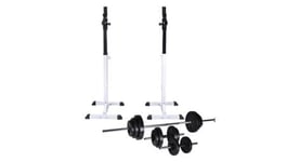 Support d halteres avec jeu d halteres et de poids 30 5 kg