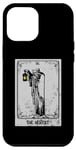 iPhone 12 Pro Max Vintage The Hermit Tarot Card Gothic Retro Mystic Occult Men Case