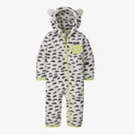 Patagonia Baby Furry Friends Bunting Snowy Birch White 2år