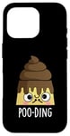 Coque pour iPhone 16 Pro Jeu de mots amusant Poo-ding