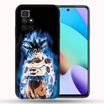 Coque pour Xiaomi Redmi 10 Manga Dragon Ball Sangoku Noir