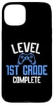 Coque pour iPhone 15 Plus Funny Level 1re année complète le dernier jour d'école de l'été