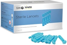 Kinetik Wellbeing Sterile Lancets Pack of 200 - Blood 200, Blue 