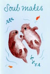 Soul Mates Cute Greeting Card Hello You Range Blank Inside