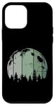 iPhone 12 mini Retro Moon Forest Tree Nature Night Symbol Case