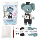 KNITTY CRITTERS - Hello Buddies Crochet Kit - Everett The Elephant