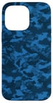 iPhone 14 Pro Max Blue Camouflage Case