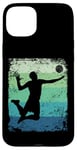 Coque pour iPhone 15 Plus Joueur de volleyball vintage homme femme beach volley ball