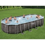 Bestway Ensemble de piscine ovale 7,32x3,66x1,22 m piscine hors sol