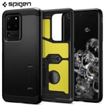 For Samsung Galaxy S20 Ultra Case Spigen Tough Armor Shockproof Cover - Black