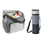 Lot glacière souple 30 L et porte-bouteille isotherme 1,5 L Mathon