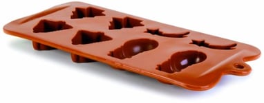 Ibili 860312 Moule chocolat Noël 8 cavités 100% Silicone