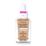 Wet n Wild Bare Focus Niacinamide Skin Tint, Fond de Teint Léger avec FormuleModulable, Enrichi en Acide Hyaluronique et VitamineE pour un LookRadieux, Cream Beige