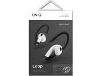 Uniq Loop Sports Öronkrokar Airpods Vit-Svart/Vit-Svart Dubbla Förpackningar