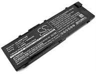 Kompatibelt med Dell Precision 7510, 11.1V, 6400 mAh