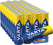 VARTA Piles AA, lot de 40, Industrial Pro, Batterie Alcaline, 1,5V, pack de stockage en emballage écologique, Made in Germany [Exclusif sur Amazon]