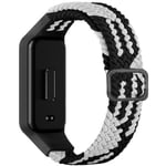 Xiaomi Band 8 Active Strap - hengittävä nailon Musta + Valkoinen