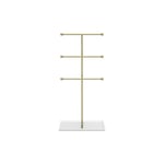 Trigem Smykkestativ, White/brass