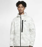 Nike Tech Fleece Camo Windrunner Hoodie Zip Tracksuit Sz S White Cream CU4491 12