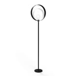 LUMICOM - NUCLEO Lampadaire, 1X E27, max 42W, métal, noir mat/blanc mat, D.40cm H.170cm