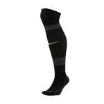 NIKE Unisex U Nk Matchfit Knee High Team Socks, Black/Grey, 5-8 UK