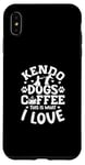 Coque pour iPhone XS Max Kendo Dogs Coffee This Is What I Love Kendo japonais