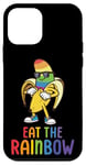 Coque pour iPhone 12 mini Mange le drapeau arc-en-ciel Funny Banana Lgbtq Gay Pride Mois