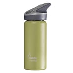 Laken Jannu 18/8 Stainless Steel Double Wall Vacuum Insulated Water Bottle. Up to 24 Hours Cold, Khaki, 500 ml