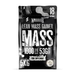 Warrior Mass Protein Powder – 5.04kg – Serious Mass Gainer – High Calorie, Weight Gain Supplement – 61g of Protein, 18 Servings, 1000+ Calories Shake, Supports Muscle Growth (White Chocolate, 5kg)