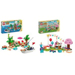 LEGO Animal Crossing Kapp’n’s Island Boat Tour, Buildable Creative Toy for 6 Plus & Animal Crossing Julian’s Birthday Party Creative Building Toy for 6 Plus Year Old Kids, Girls & Boys