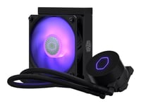 Cooler Master MasterLiquid ML120L V2 RGB - Système de refroidissement liquide de processeur - (pour : LGA1156, AM2, AM2+, LGA1366, AM3, LGA1155, AM3+, LGA2011, FM1, FM2, LGA1150, FM2+, LGA2011-3...