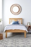 Malmo Oak Finish Wooden Bed Frame