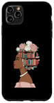 Coque pour iPhone 11 Pro Max Black History Livre éducatif Melanin Queen Afro Women