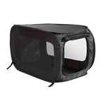 Beatrice Home Fashions Niche de Voyage Portable Pliable pour Chien et Chat Noir 82,5 x 49,5 x 49,5 cm