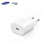 Samsung EP-TA800EWE mukautuva 25W matkasovitin USB-C 2A erittäin nopea laturi valkoinen (OEM)